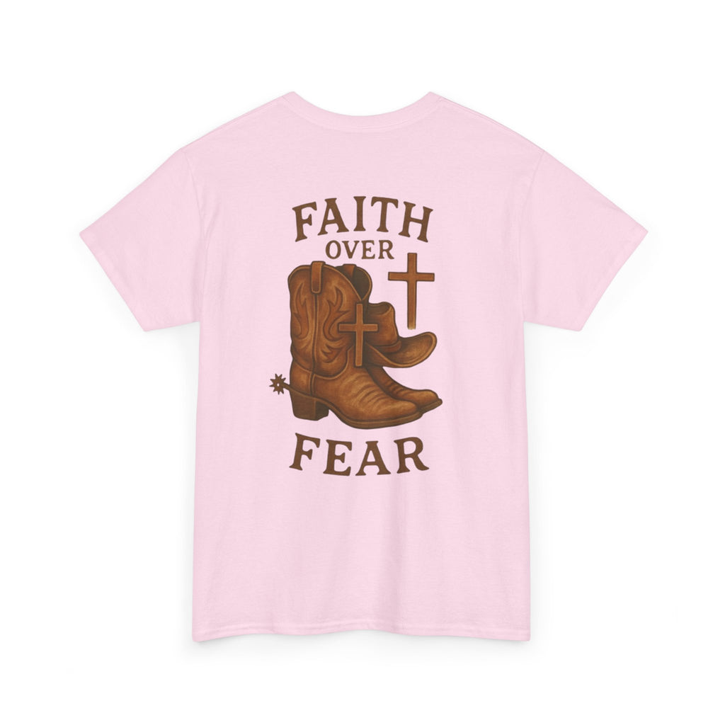 Heavy Cotton Tee - Faith Over Fear