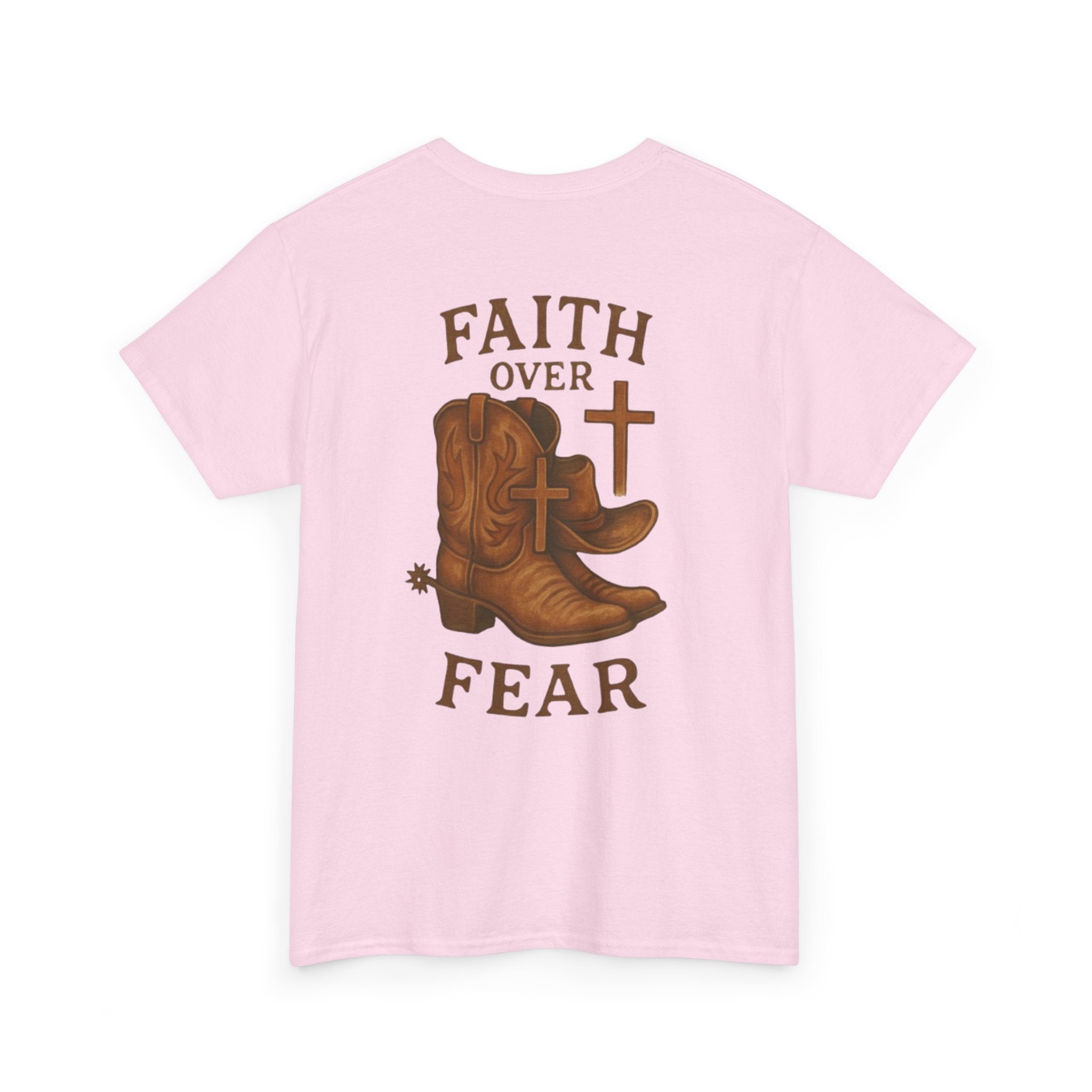 Heavy Cotton Tee - Faith Over Fear