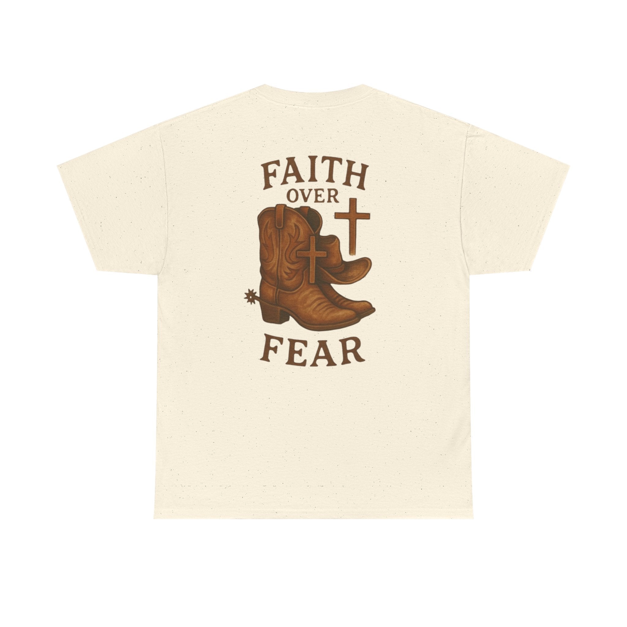 Heavy Cotton Tee - Faith Over Fear