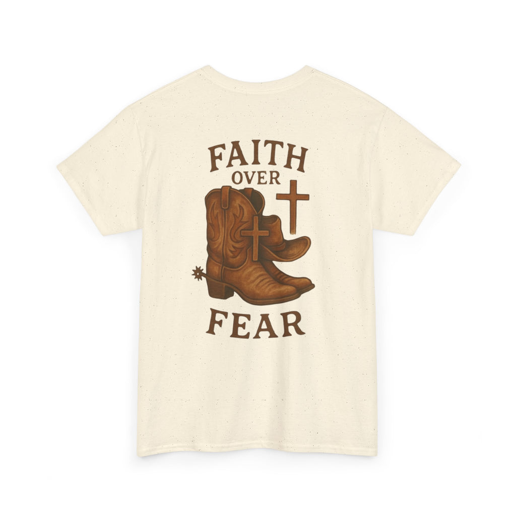 Heavy Cotton Tee - Faith Over Fear