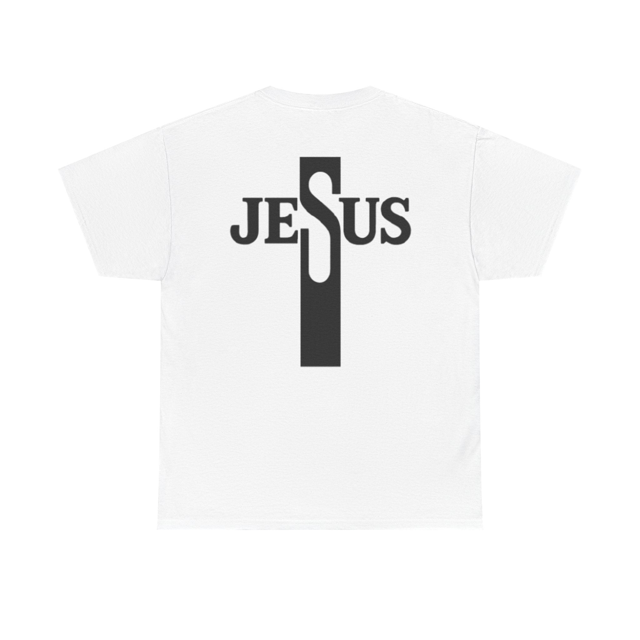 Heavy Cotton Tee - Jesus Cross