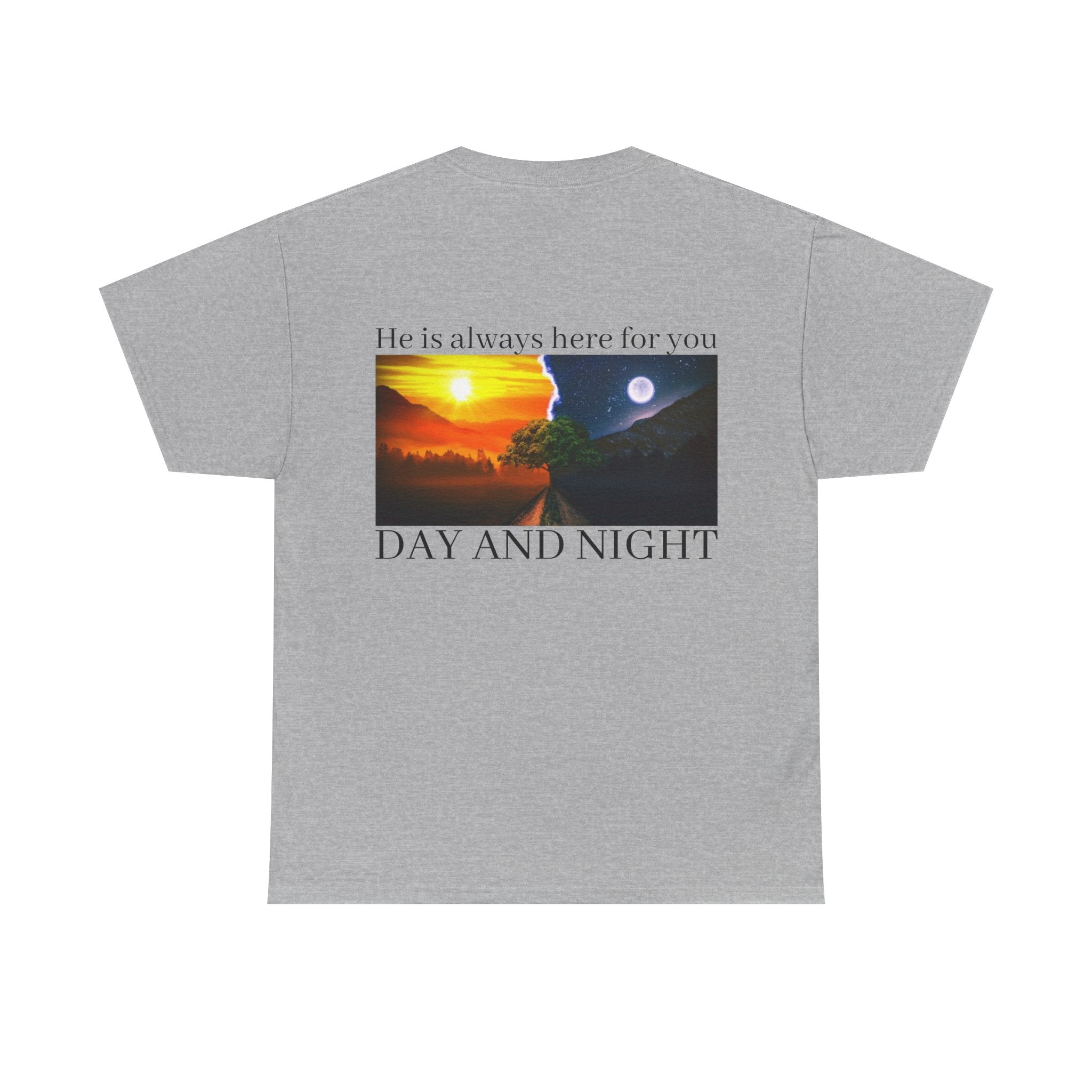 Heavy Cotton Tee - Day and Night