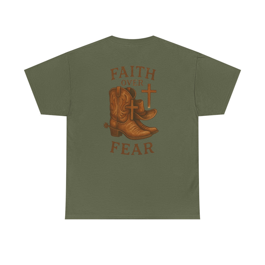 Heavy Cotton Tee - Faith Over Fear
