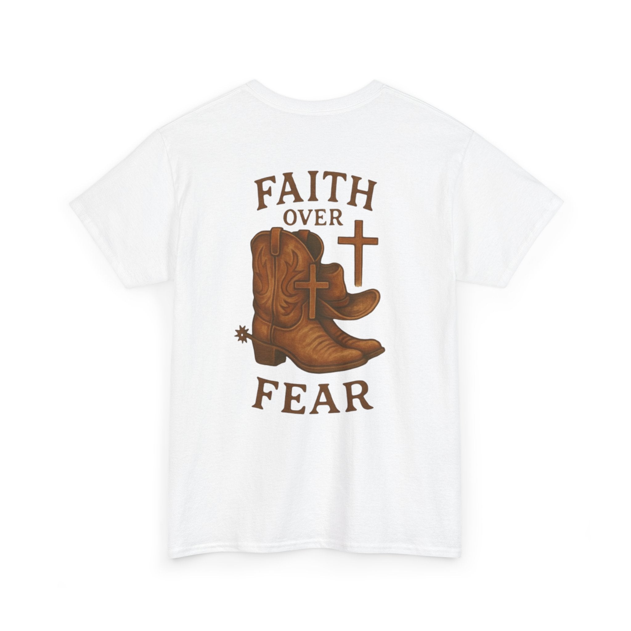 Heavy Cotton Tee - Faith Over Fear