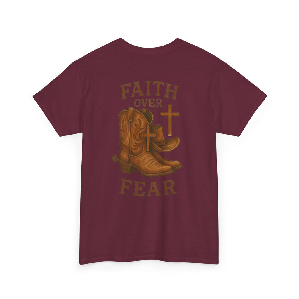 Heavy Cotton Tee - Faith Over Fear