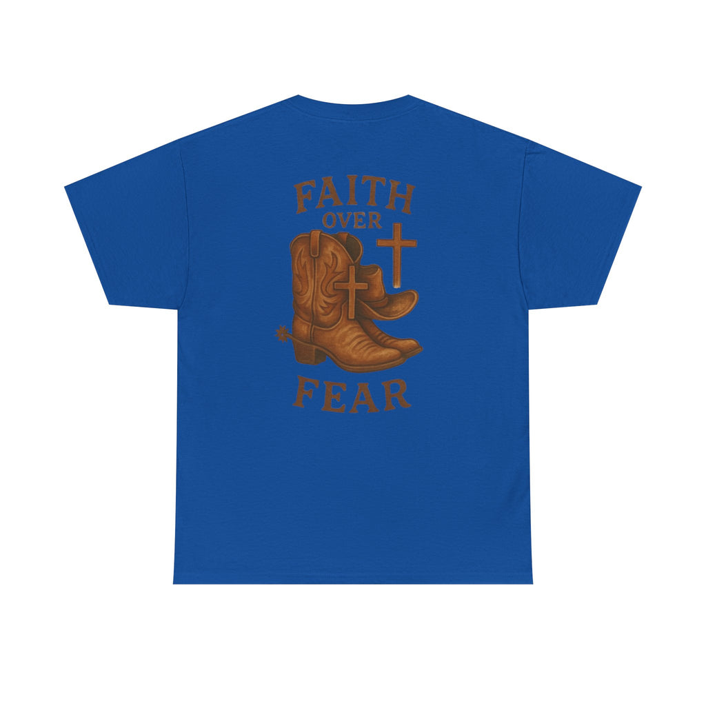 Heavy Cotton Tee - Faith Over Fear