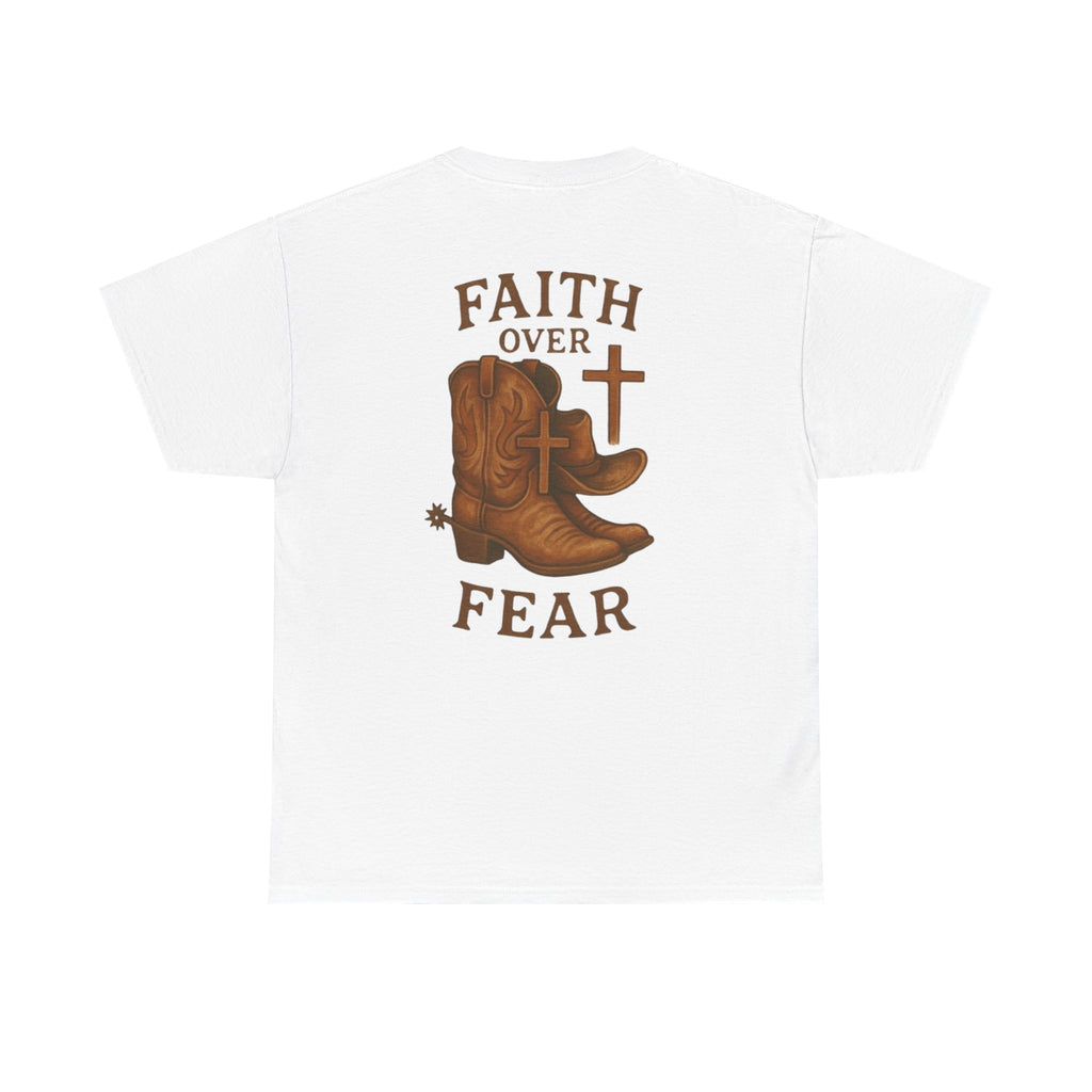 Heavy Cotton Tee - Faith Over Fear
