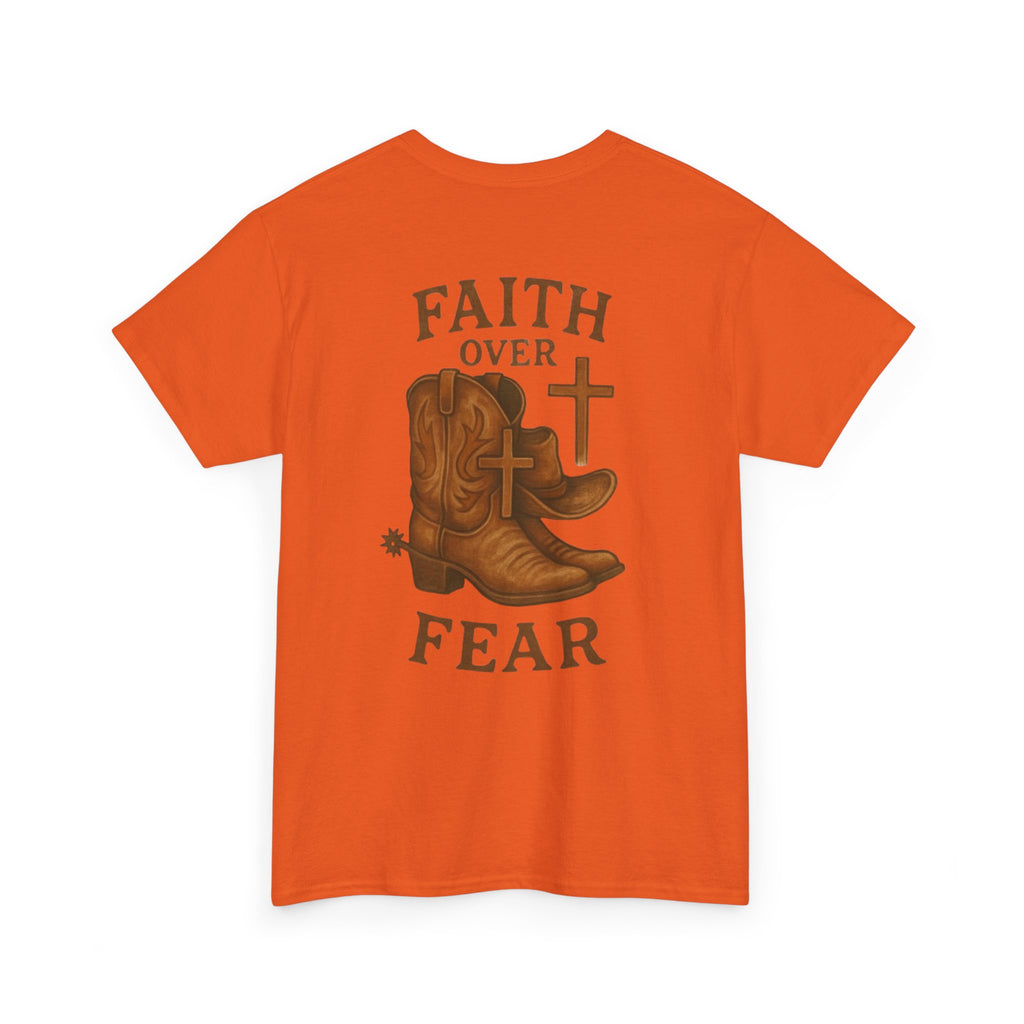 Heavy Cotton Tee - Faith Over Fear