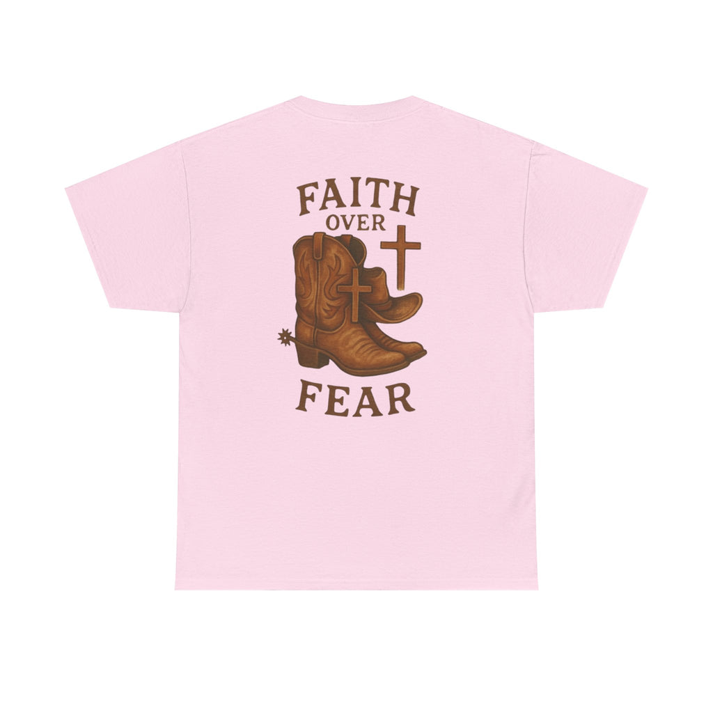 Heavy Cotton Tee - Faith Over Fear