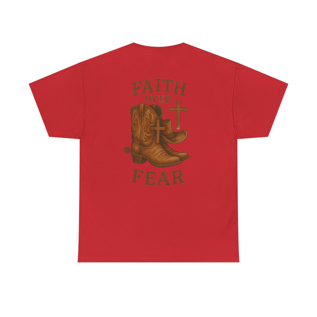 Heavy Cotton Tee - Faith Over Fear