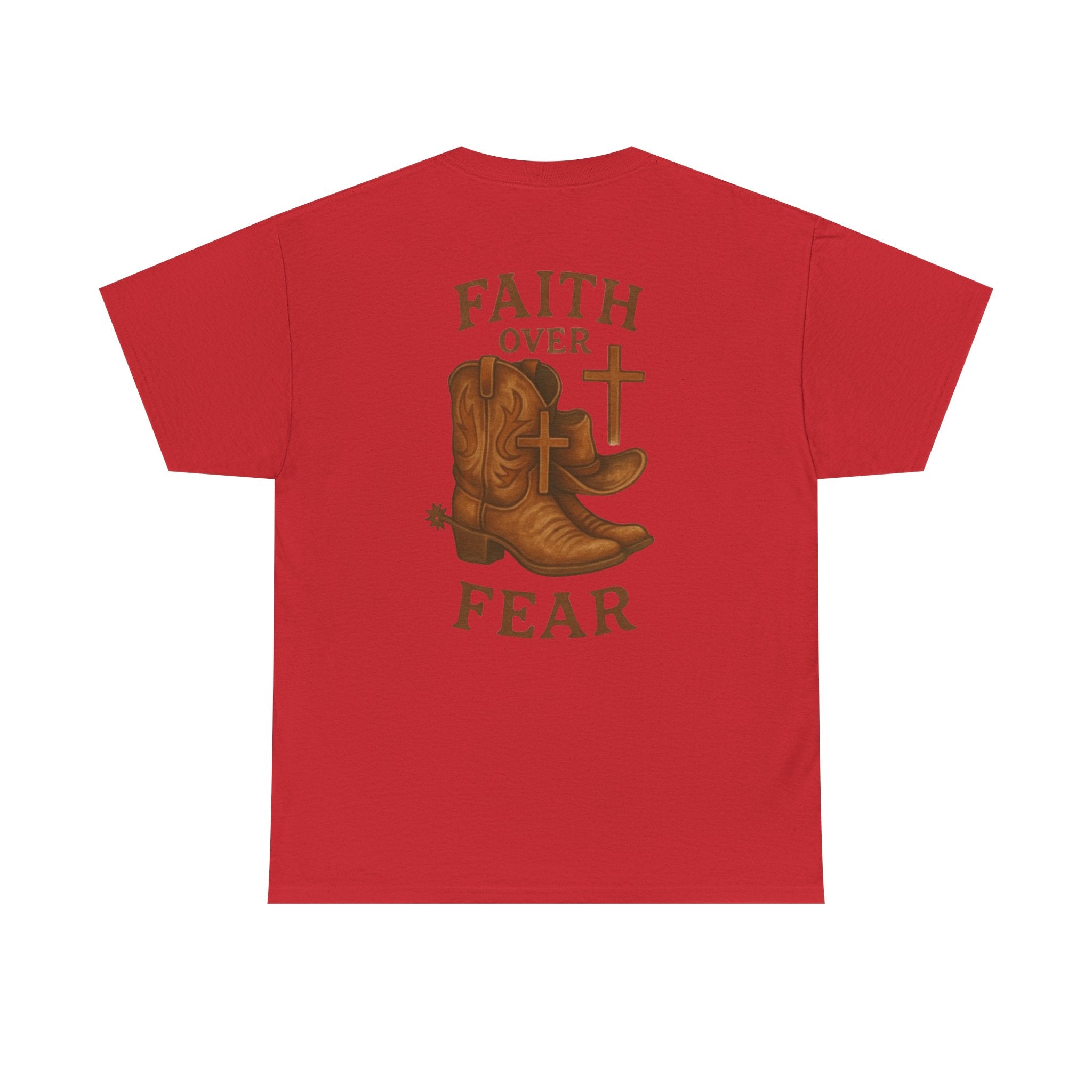 Heavy Cotton Tee - Faith Over Fear