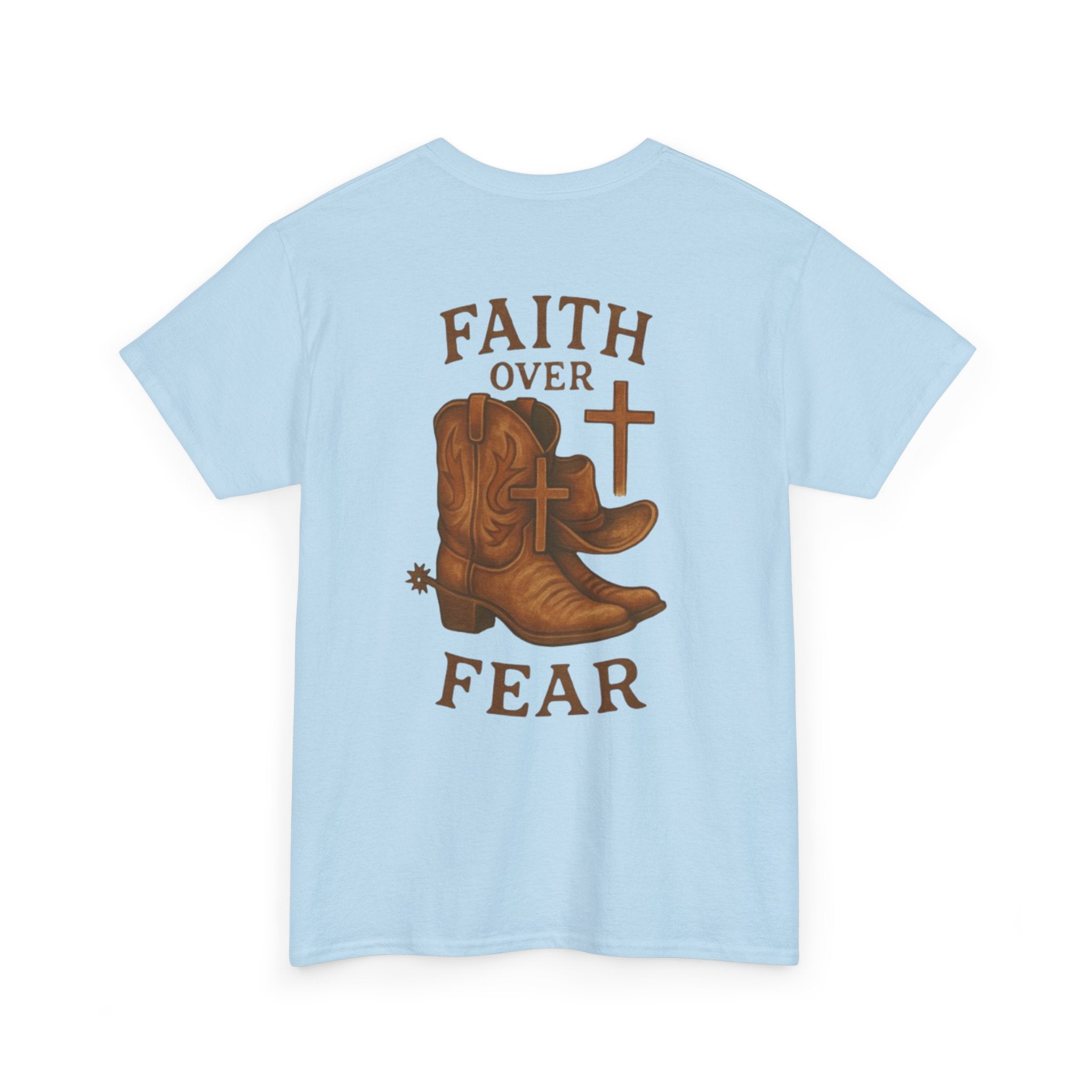 Heavy Cotton Tee - Faith Over Fear