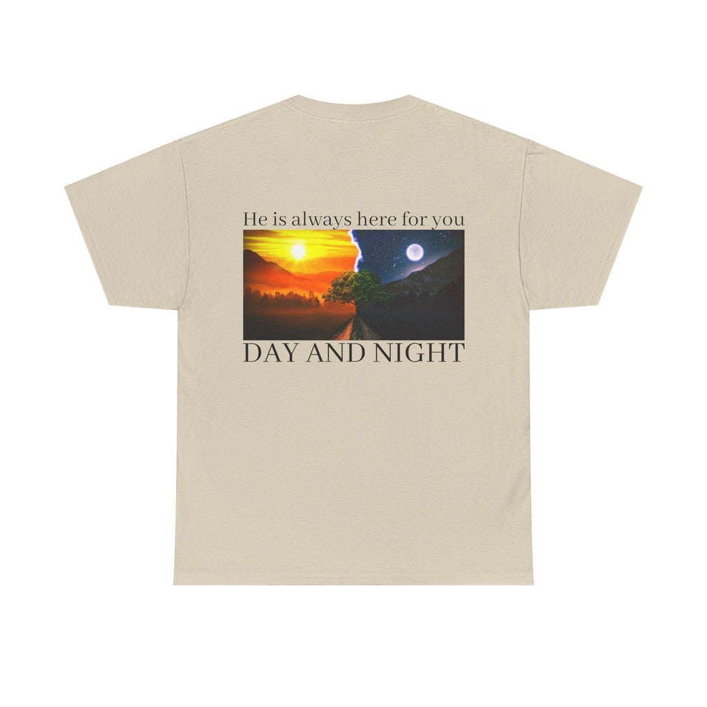 Heavy Cotton Tee - Day and Night