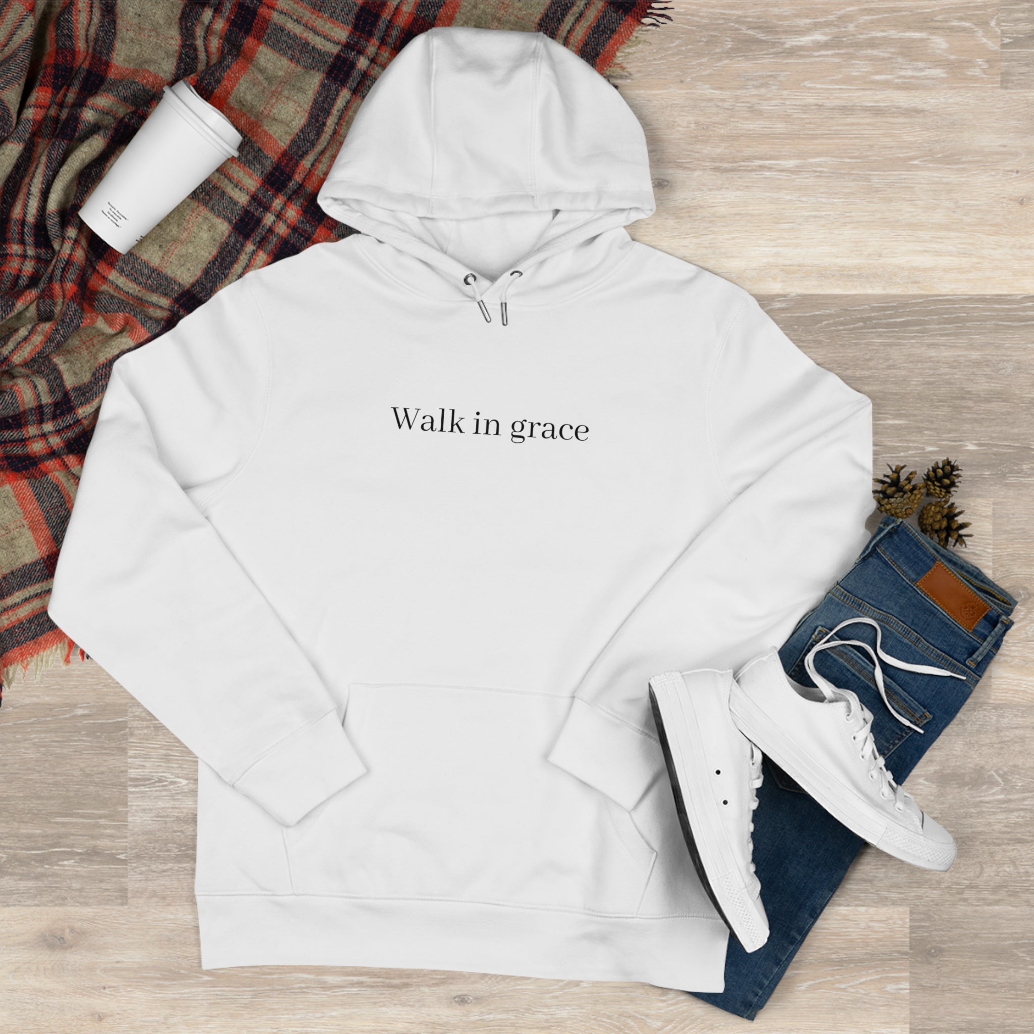 Hooded Sweatshirt - Walk in Grace est 2025