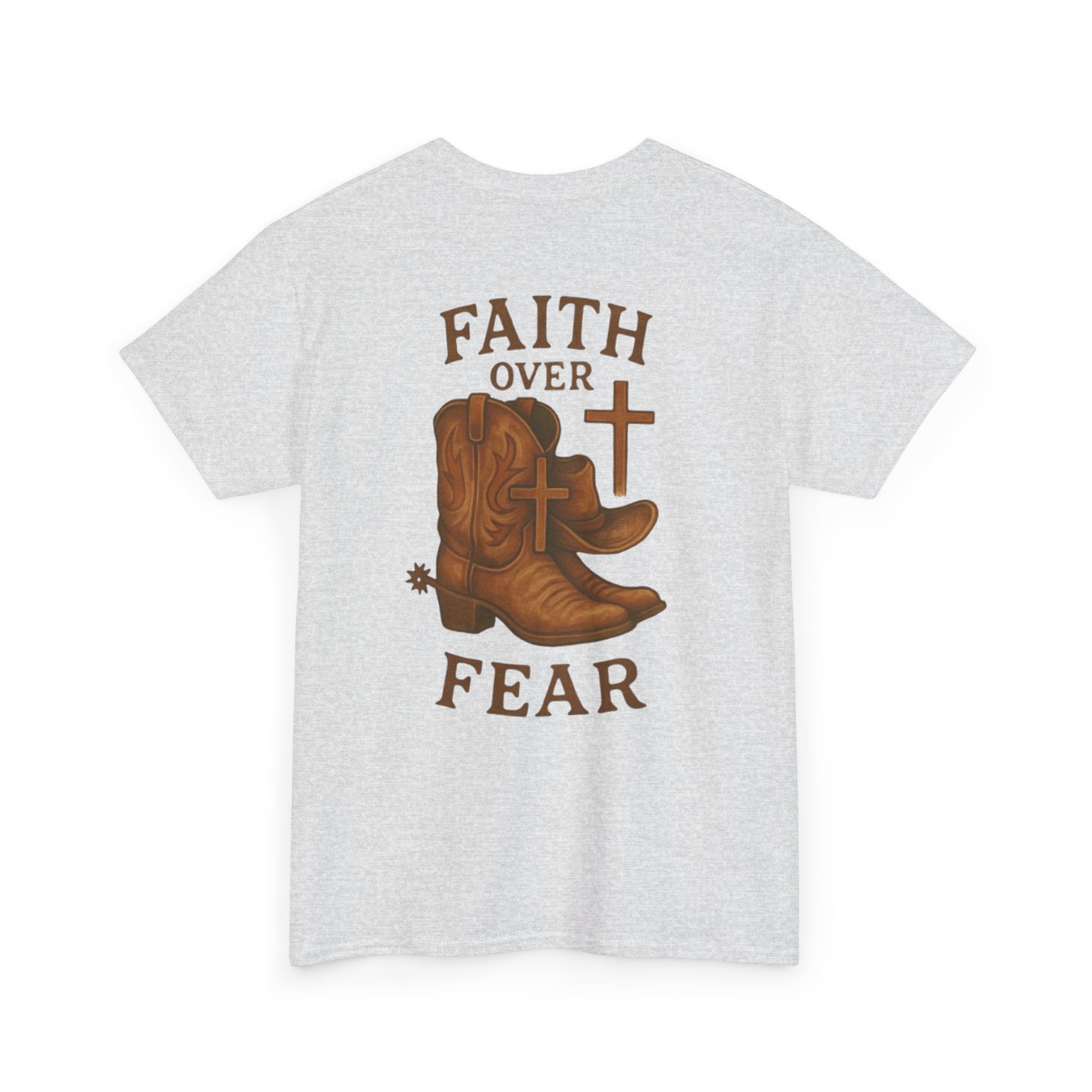 Heavy Cotton Tee - Faith Over Fear