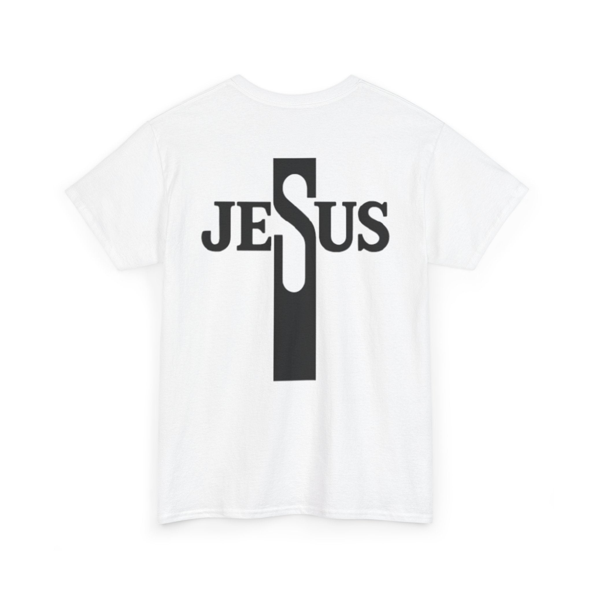 Heavy Cotton Tee - Jesus Cross