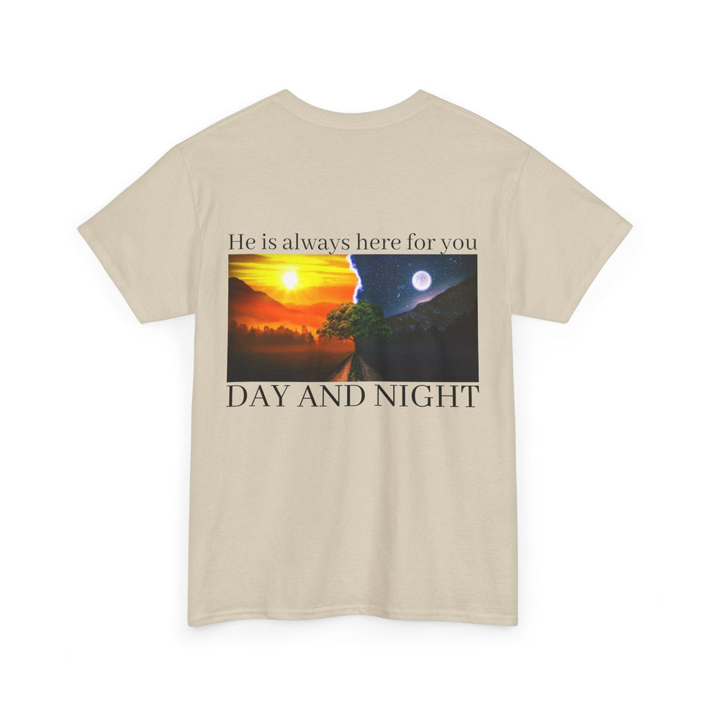 Heavy Cotton Tee - Day and Night