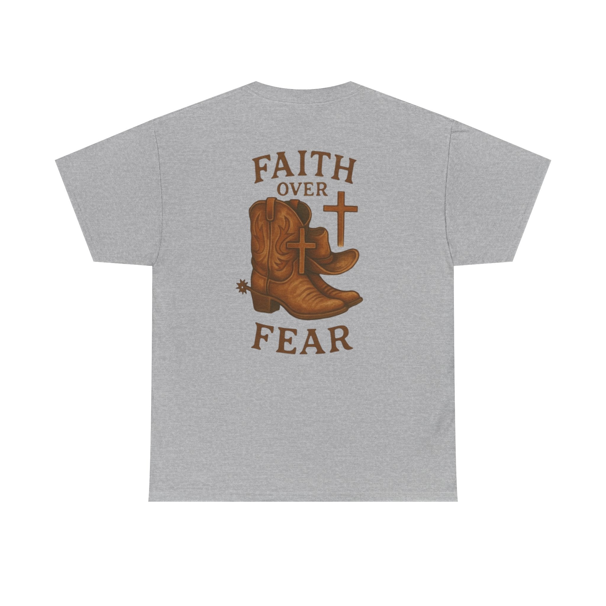 Heavy Cotton Tee - Faith Over Fear