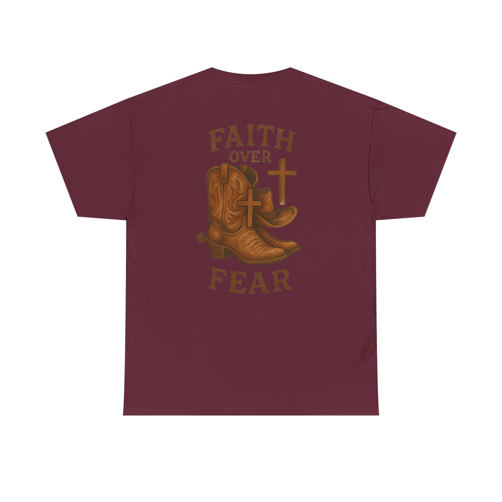Heavy Cotton Tee - Faith Over Fear