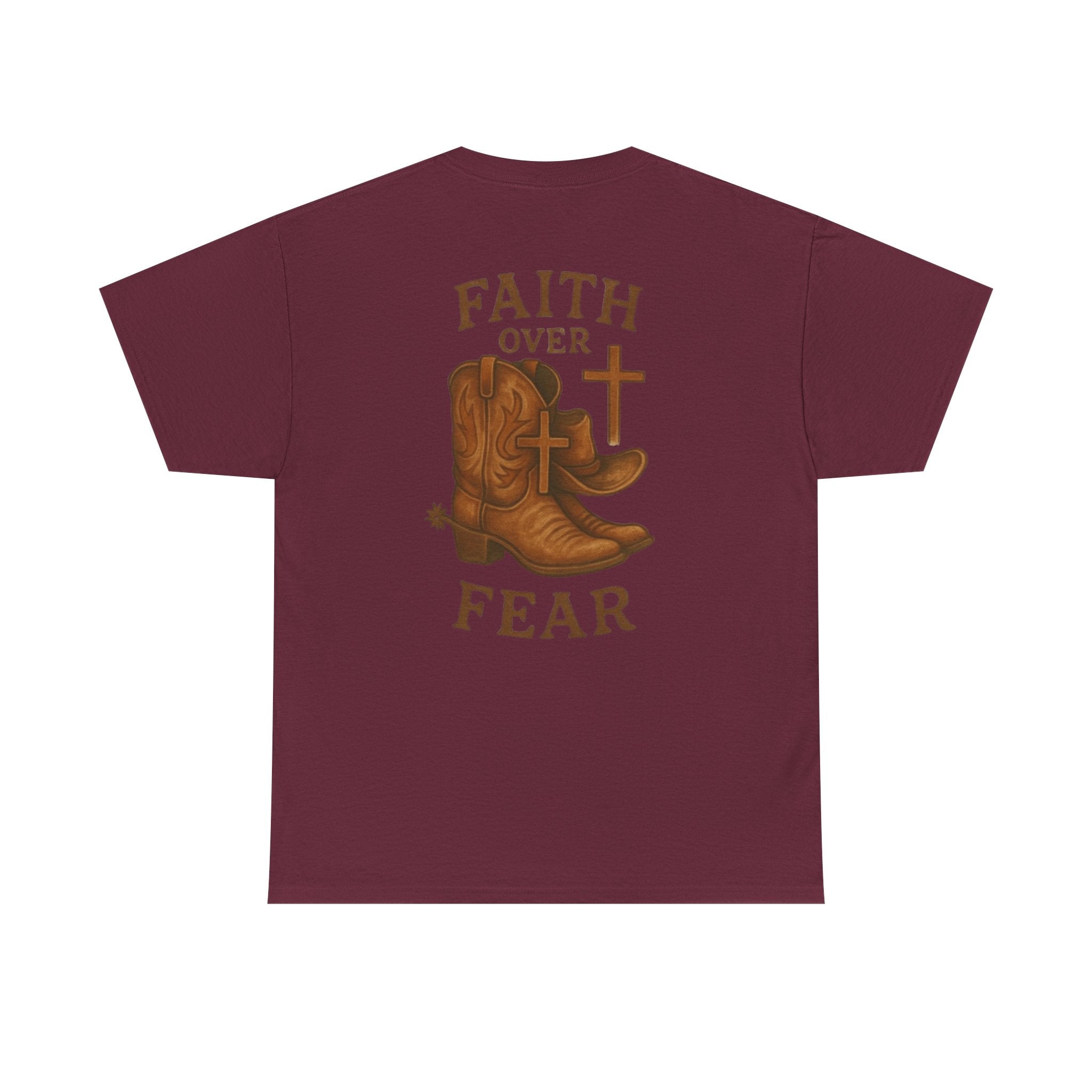 Heavy Cotton Tee - Faith Over Fear