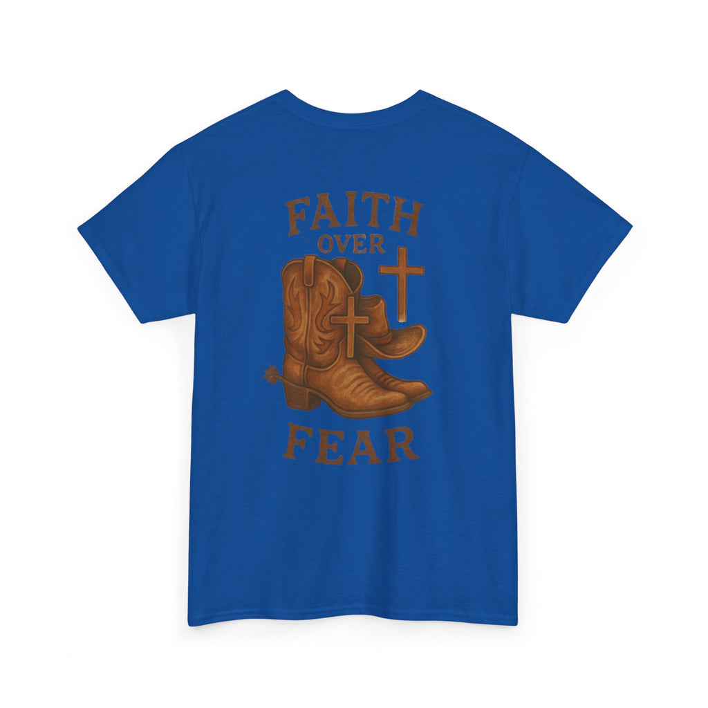 Heavy Cotton Tee - Faith Over Fear