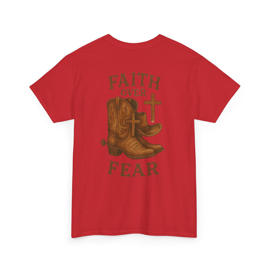 Heavy Cotton Tee - Faith Over Fear