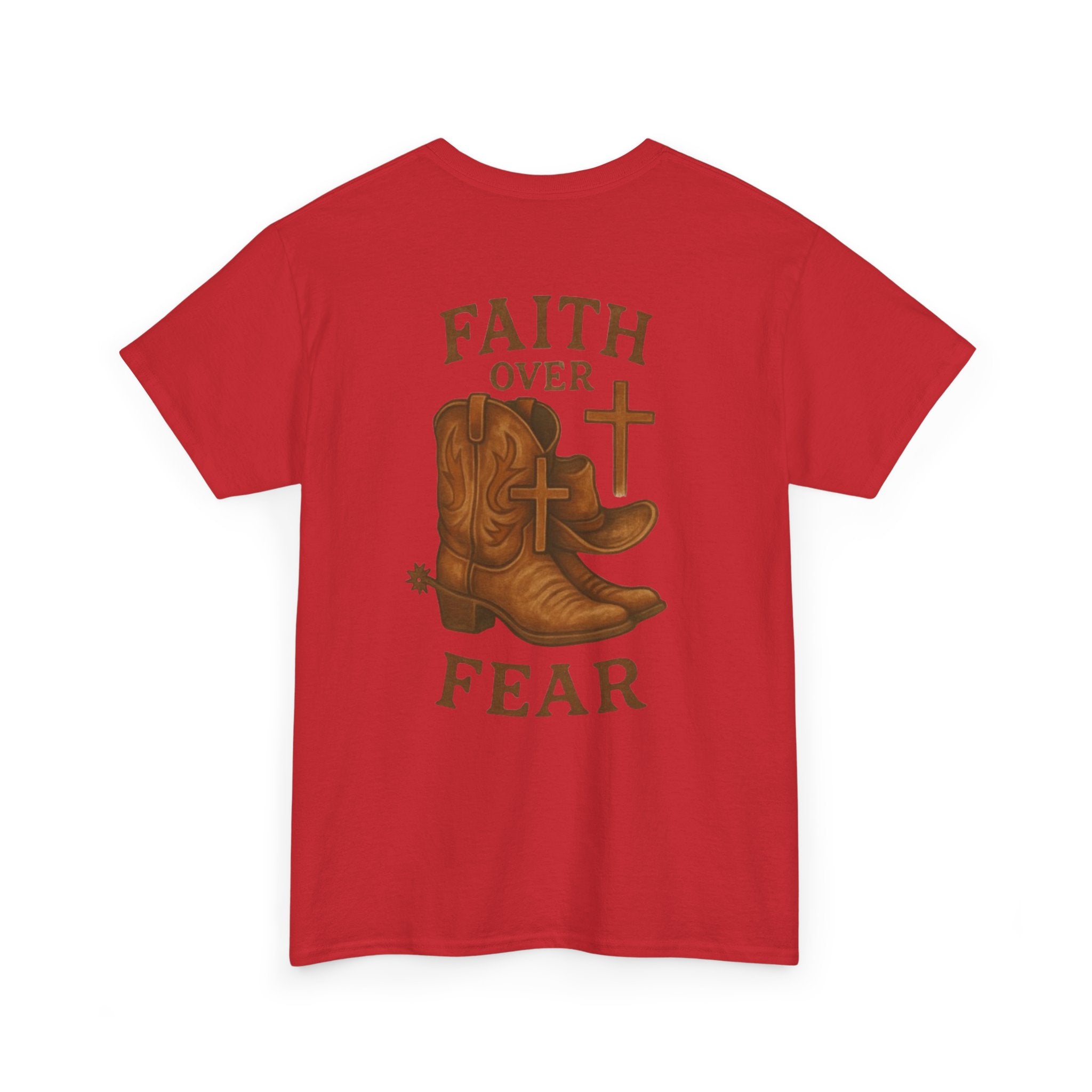 Heavy Cotton Tee - Faith Over Fear